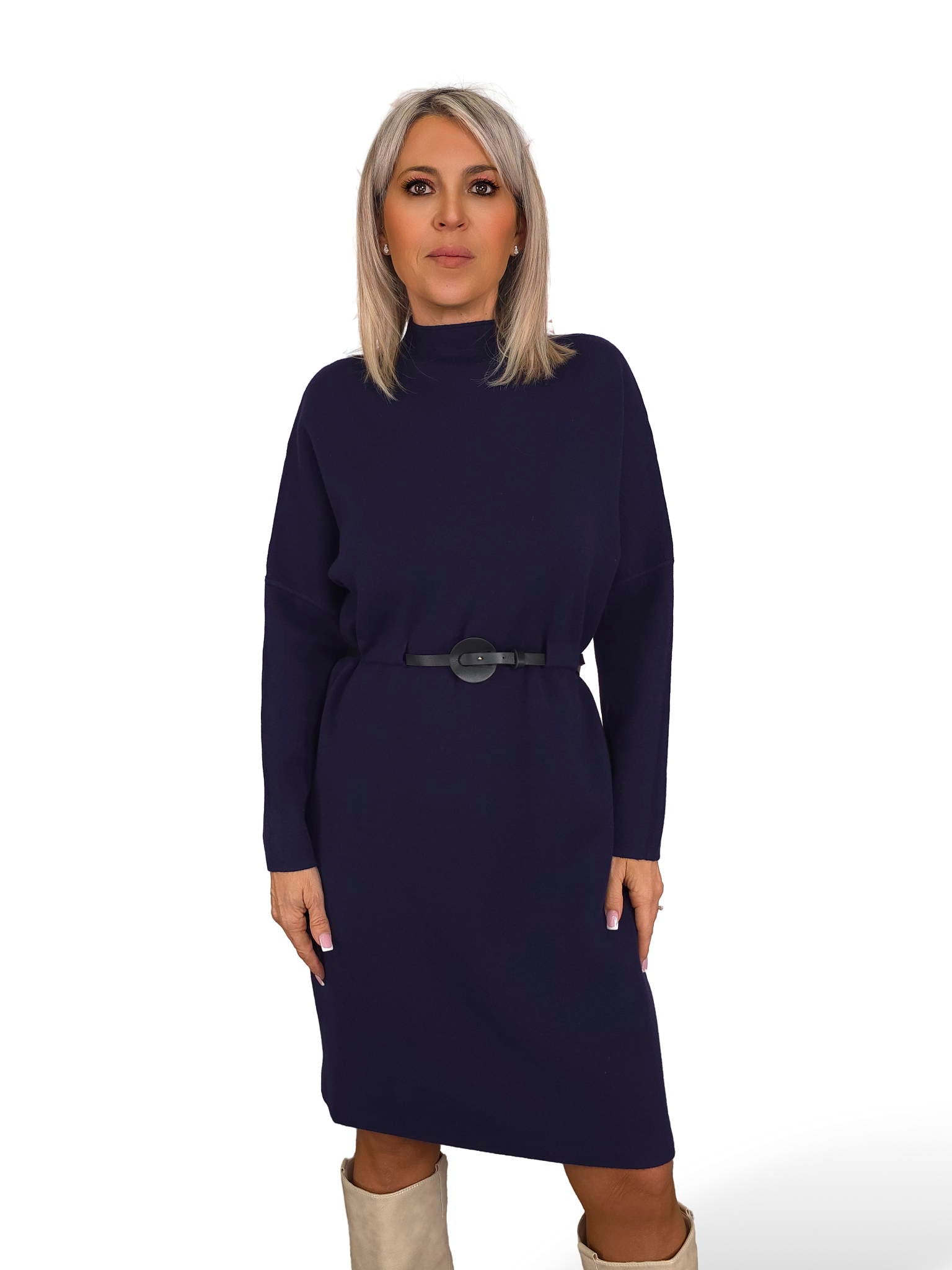 VESTIDO PUNTO CINTURÓN JOT