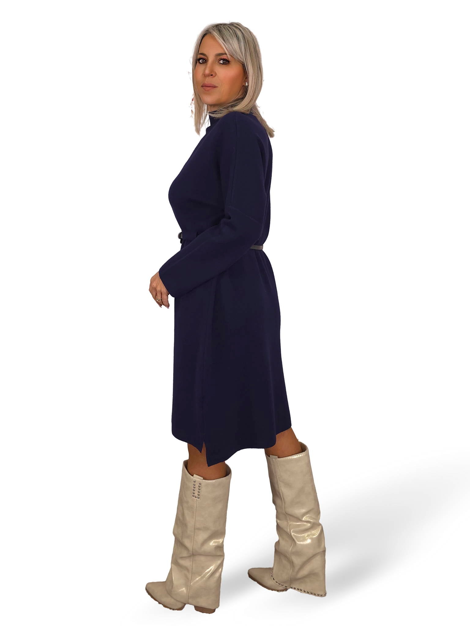 VESTIDO PUNTO CINTURÓN JOT