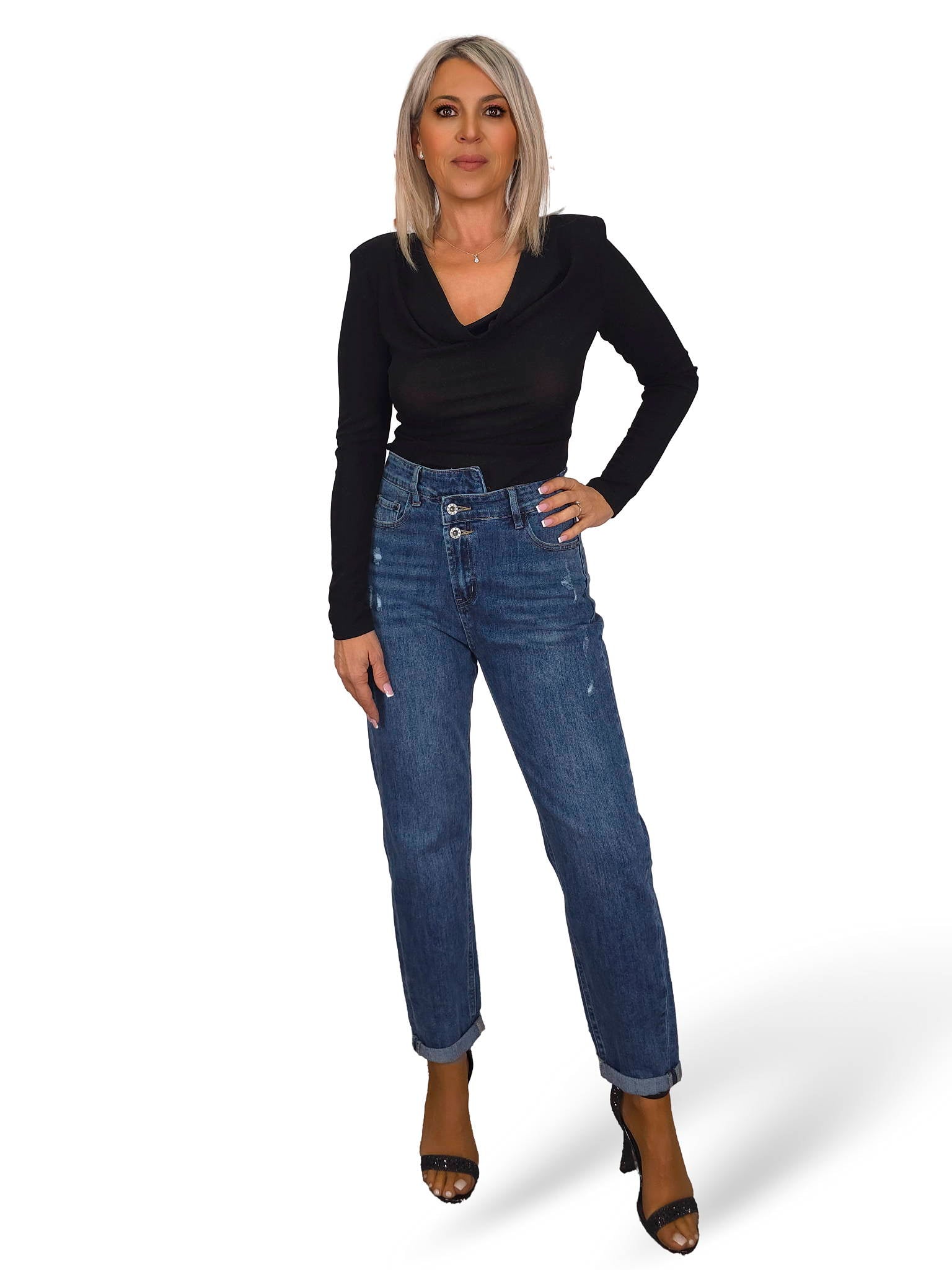 JEANS CRUZADO AZUL JOT