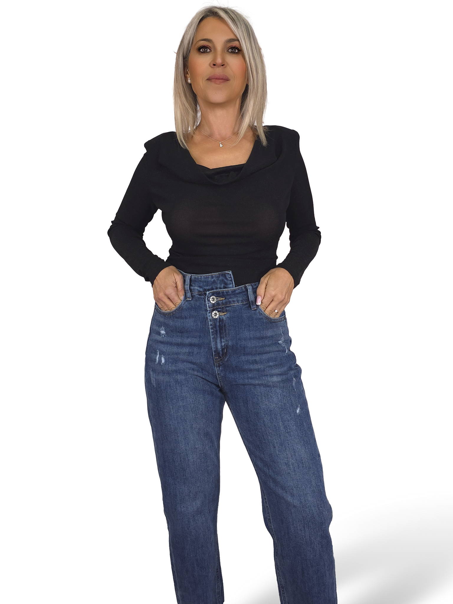 JEANS CRUZADO AZUL JOT