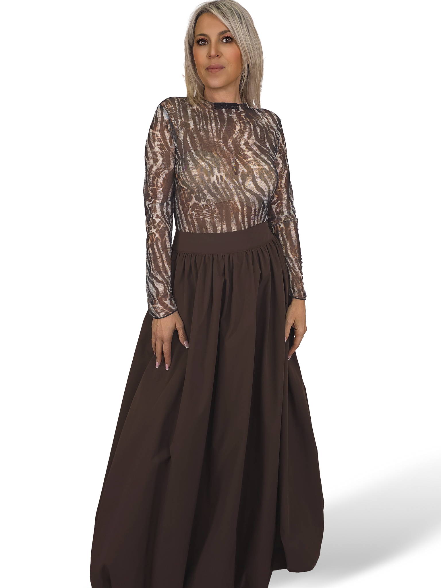 LONG BALLOON SKIRT JOT