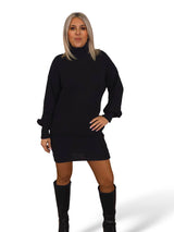 VESTIDO PUNTO GRUESO CUELLO ALTO JOT