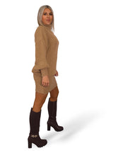 VESTIDO PUNTO GRUESO CUELLO ALTO JOT