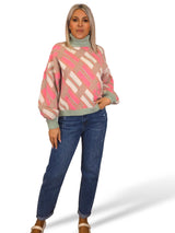 JERSEY LANA PUNTO VERDE ROSA JOT