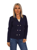 CHAQUETA PUNTO ITALIANO BOTONES CANDY