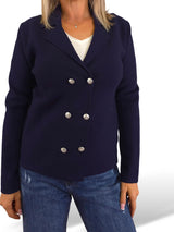 CHAQUETA PUNTO ITALIANO BOTONES CANDY