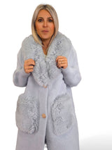 ABRIGO PELUCHE CACHEMIR  BOLSILLOS JOT