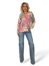 JERSEY PUNTO ANIMAL PRINT LOVE YOU