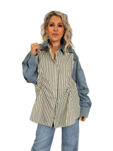 CAMISOLA COMBINADA DENIM RAYAS JOT