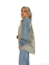 CAMISOLA COMBINADA DENIM RAYAS JOT