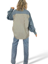 CAMISOLA COMBINADA DENIM RAYAS JOT