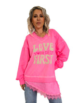 SUDADERA COMBINADA LENCERA