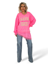 SUDADERA COMBINADA LENCERA