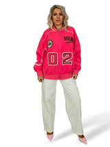 MAXI BOMBER BORDADA VINTAGE JOT