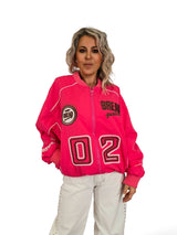 MAXI BOMBER BORDADA VINTAGE JOT