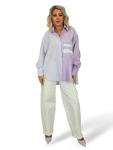 CAMISA COMBINADA RAYAS ASIMÉTRICA JOT