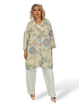 CHAQUETA KIMONO GOBELINO FLOR GRANDE JOT
