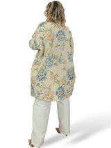 CHAQUETA KIMONO GOBELINO FLOR GRANDE JOT