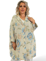 CHAQUETA KIMONO GOBELINO FLOR GRANDE JOT