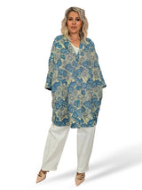 CHAQUETA KIMONO GOBELINO FLOR PEQUEÑA JOT