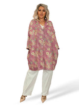 CHAQUETA KIMONO GOBELINO FLOR PEQUEÑA JOT