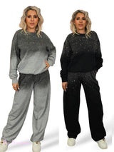 CONJUNTO SUDADERA STRASS NUVOLETTA