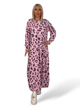 VESTIDO LARGO ANIMAL PRINT JOT