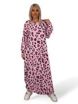 VESTIDO LARGO ANIMAL PRINT JOT