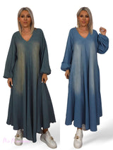 VESTIDO ESCOTE PICO TENCEL JOT