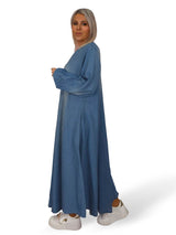 VESTIDO ESCOTE PICO TENCEL JOT