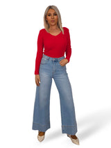 JEANS DOBLADILLO ANCHO