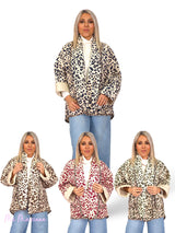 KIMONO ASIMETRICO ACOLCHADO ANIMAL PRINT JOT