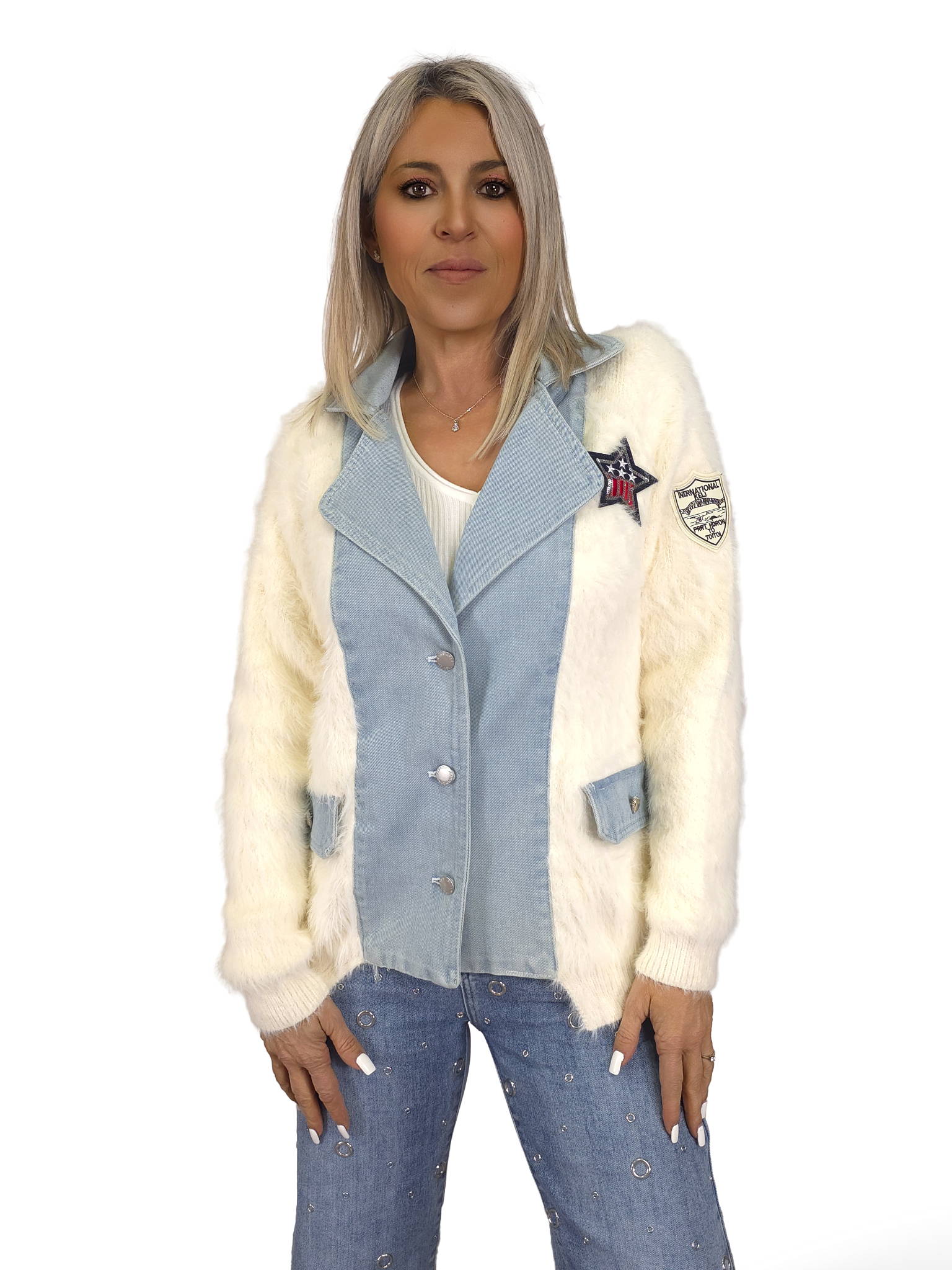 CHAQUETA PELO DENIM