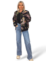 BOMBER ACOLCHADA BORDADA PEDRERIA JOT