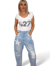 JEANS ESTRELLA ENCAJES