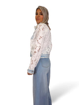 CHAQUETA DENIM ENCAJE