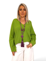 COLLAR ABALORIOS CORAZÓN