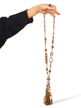 COLLAR ABALORIOS ESLABONES