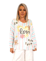 JERSEY PUNTO RAYAS LOVE