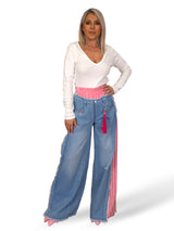 JEANS COMBINADO RAYAS JOT