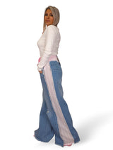 JEANS COMBINADO VICHI ROSA JOT