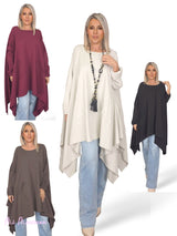 MAXI SUDADERA PICOS BOLSILLO JOT