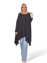 MAXI SUDADERA PICOS BOLSILLO JOT