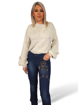 JERSEY PUNTO LUREX FLOR