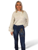 JERSEY PUNTO LUREX FLOR