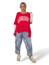 MAXI SUDADERA MANGAS ENCAJE