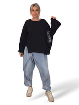 MAXI SUDADERA MANGAS PUNTO