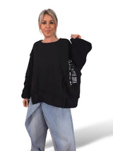 MAXI SUDADERA MANGAS PUNTO