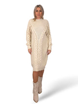 VESTIDO PUNTO GRUESO TRENZADO JOT