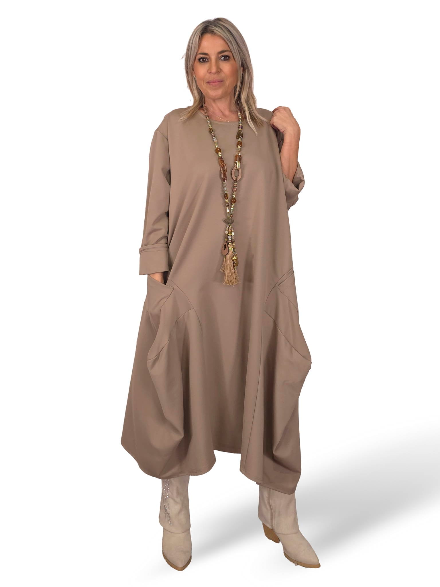 VESTIDO GLOBO BOLSILLOS JOT